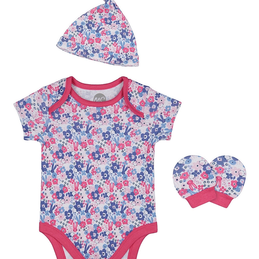 

Girls 3pcclothing set- Multicolored