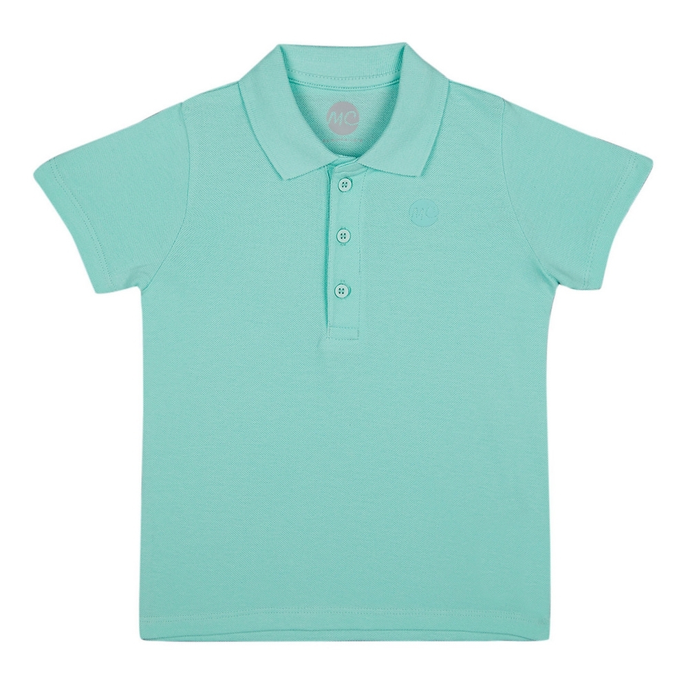 

Boys Half sleeve Polo- Aqua