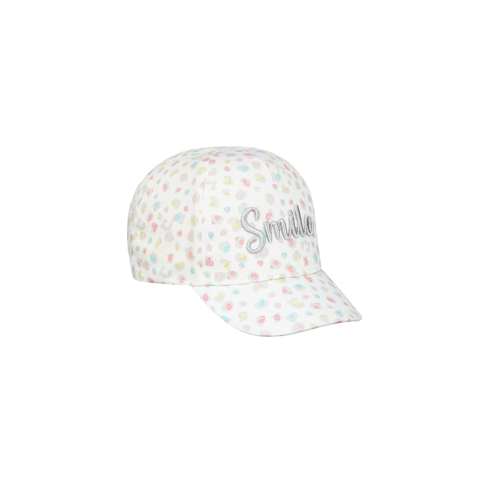 

Girls Cap Embroidered - White