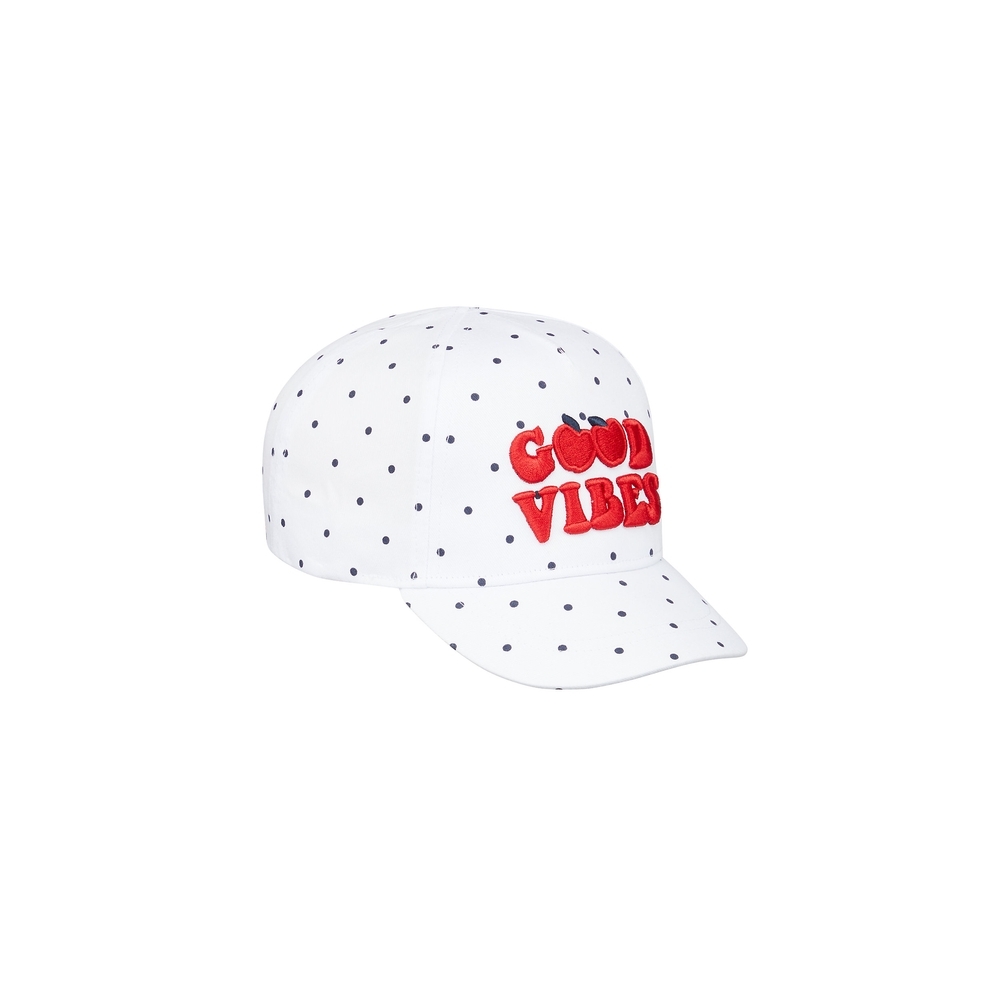 

Girls Cap Embroidered - White