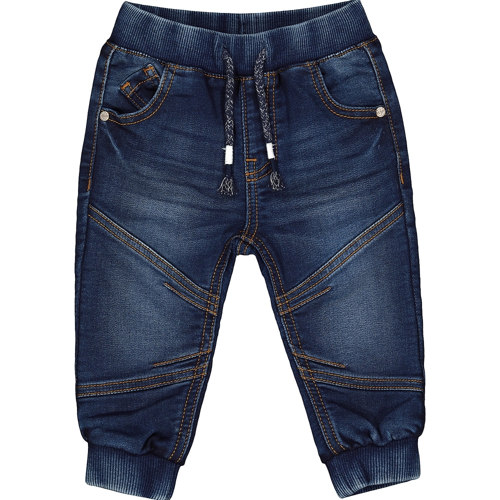 

Boys Jeans Ribbed Waistband-Blue