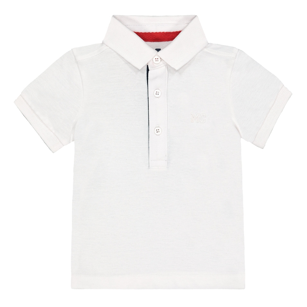 

Boys Half Sleeves Polo T-Shirts -White