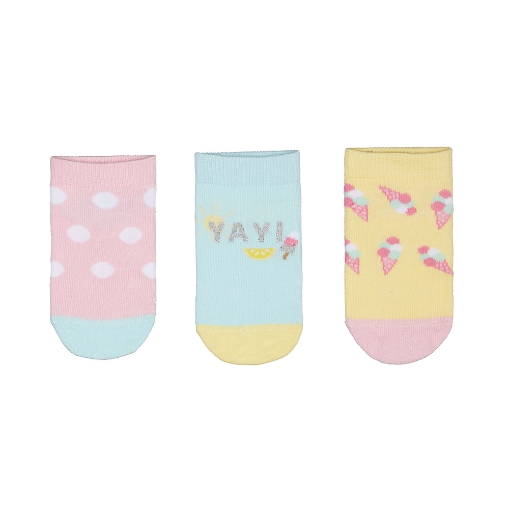 

Girls Socks -Pack of 3-Pink