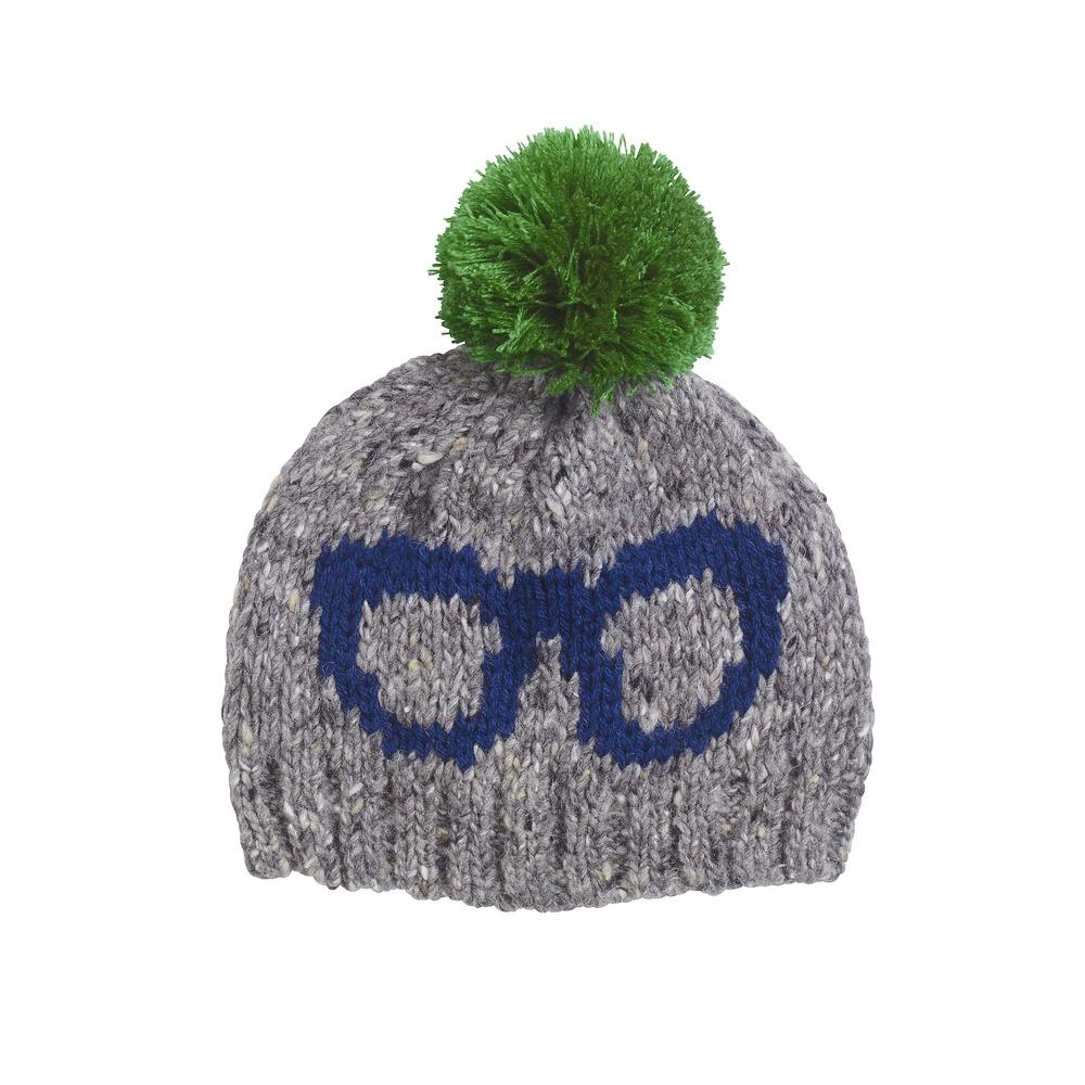 

Boys Glasses Beanie Hat - Multicolor