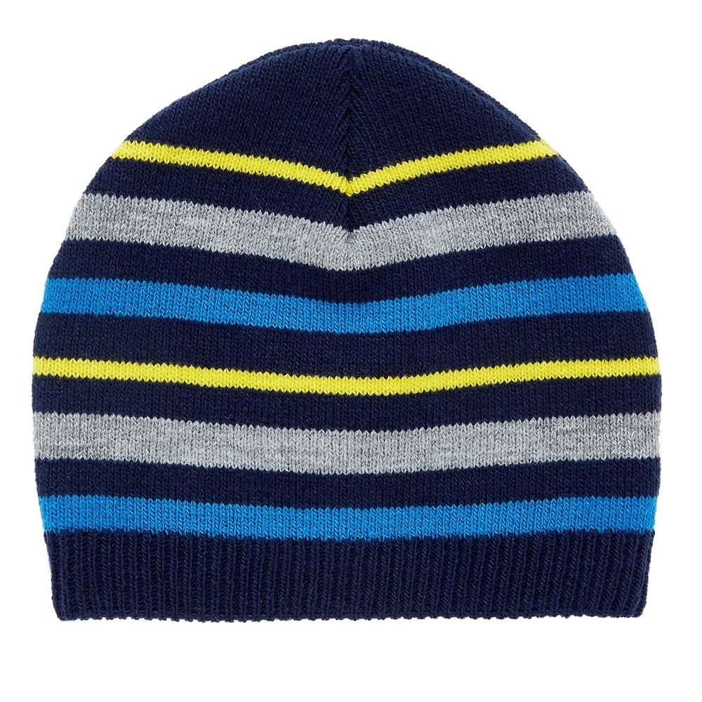 

Navy Stripe Magic Beanie Hat