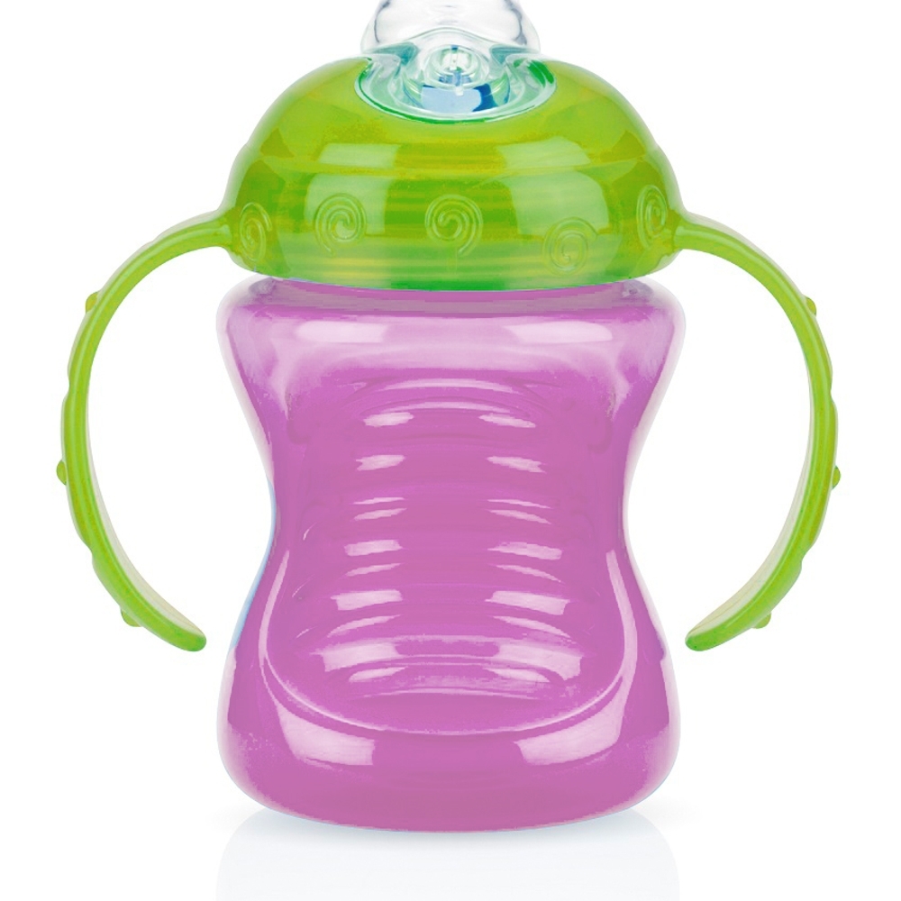 

Nuby Twin Handle Cup with Silicon Super Spout 240ml Green