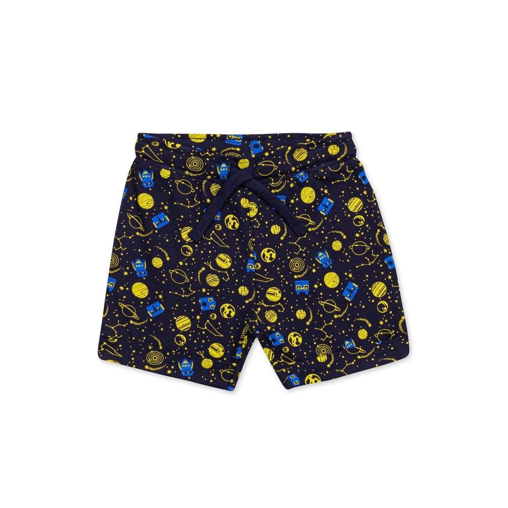 

H by hamleys baby boy space shorts- dark blue pack of 1
