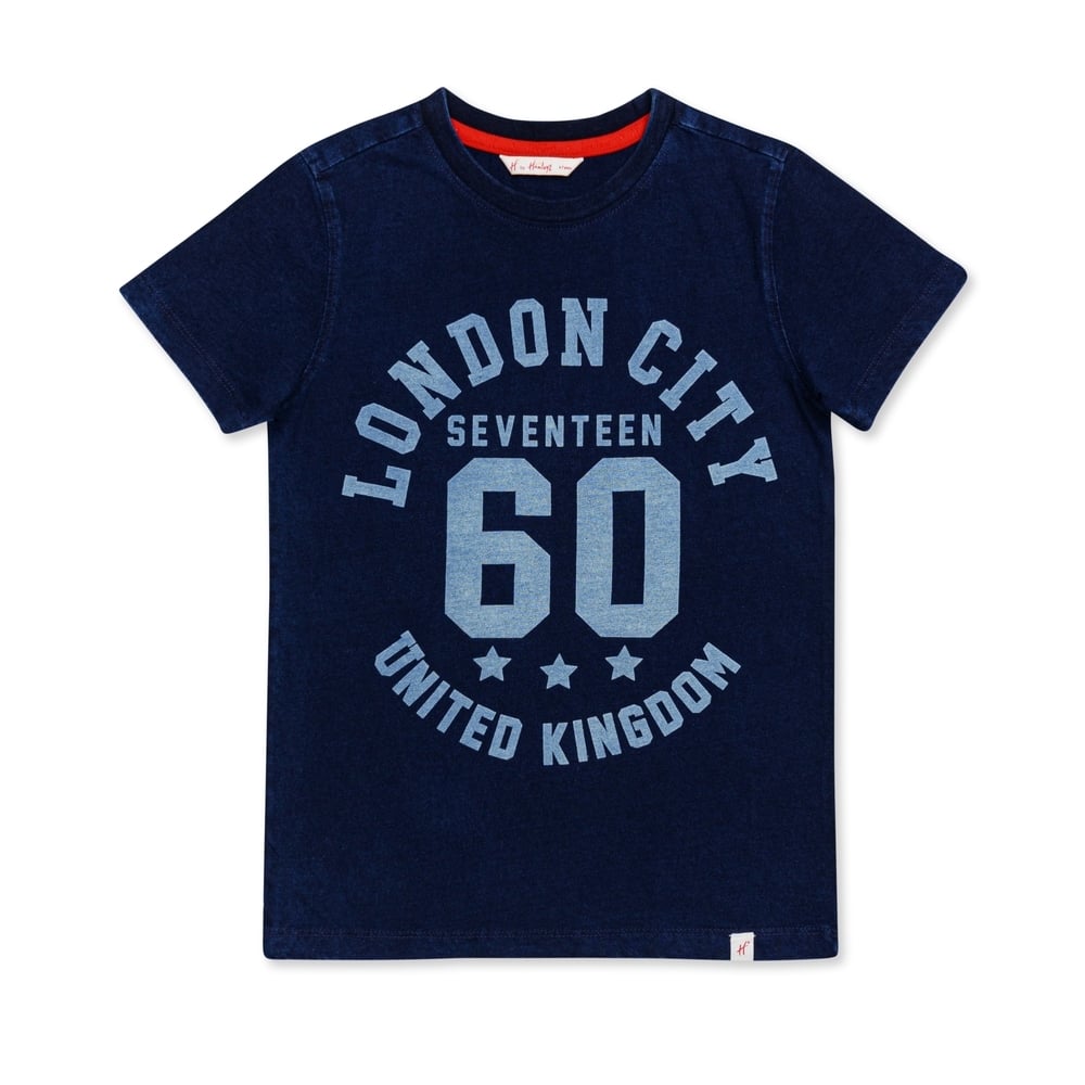

H by hamleys boys heritage t-shirt- navy pack of 1