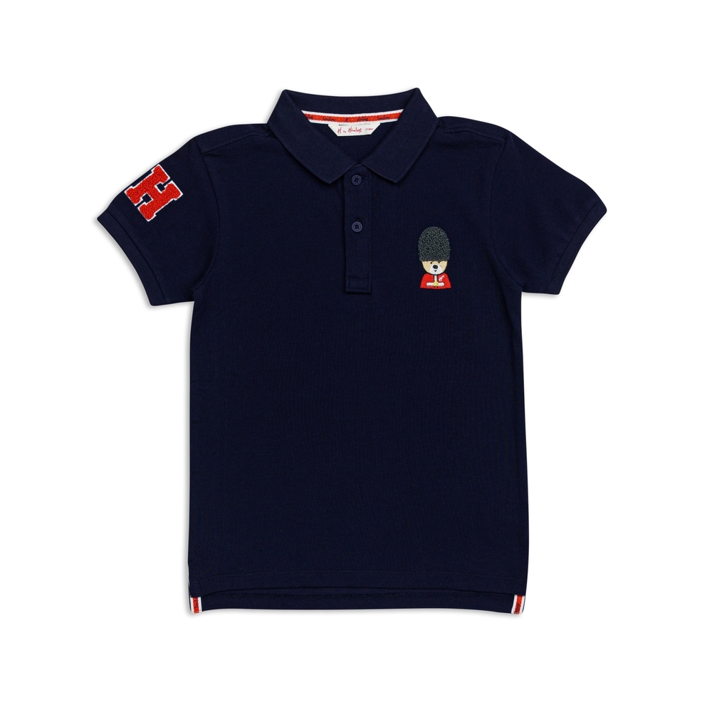 

H by hamleys boys heritage polo t-shirt-navy pack of 1