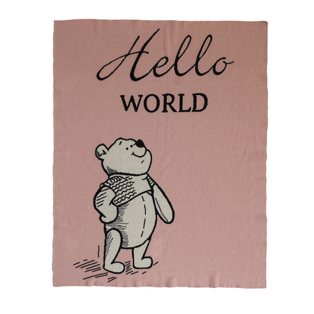 

Pluchi Cotton Knitted Winnie the Pooh Blanket Multicolor