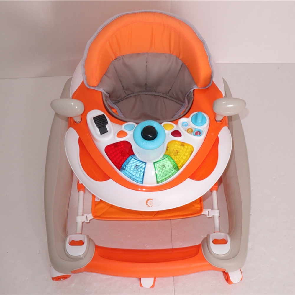 

Comdaq 2 In 1 Mini Car Musical Baby Carriage Orange