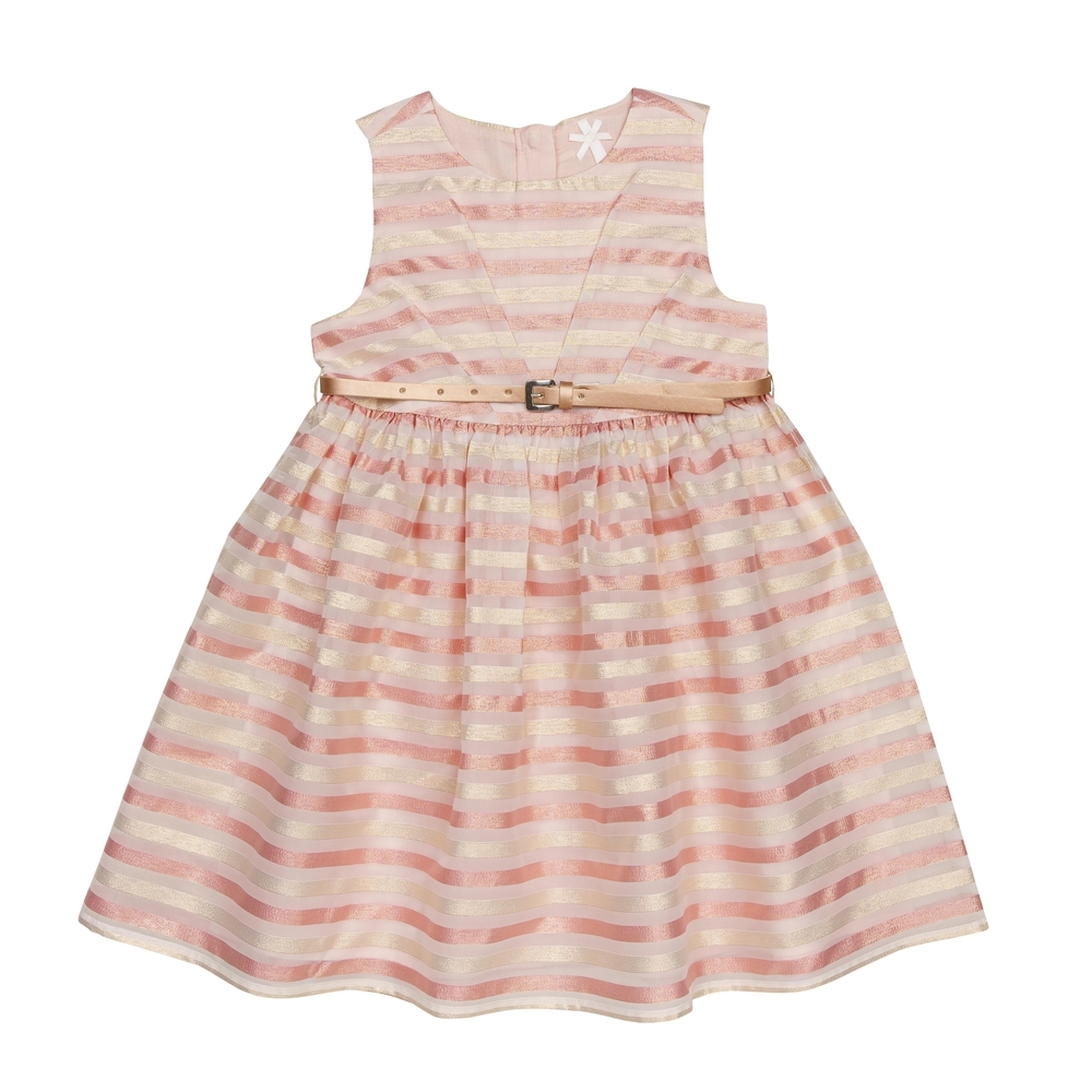 

H by Hamleys Girls Sleeveless Partywear Dress Sleeveless-Multicolor