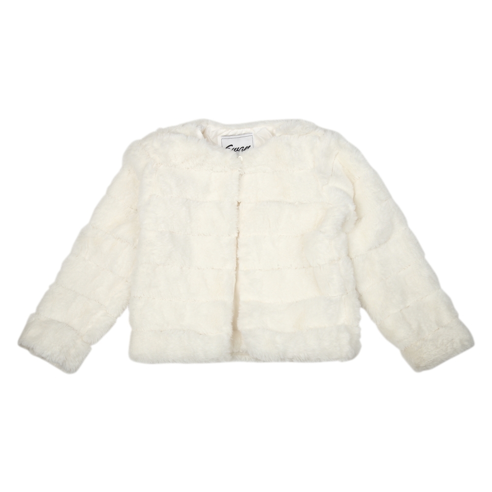 

Girls Full Sleeves Jacket - White