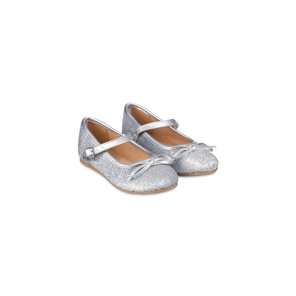 

Girls Ballerinas All Over Sequins - Silver