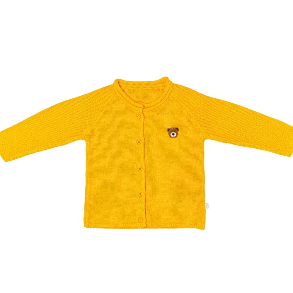 

H by Hamleys Boys Full Sleeve Cardigan Raglan-Yellow