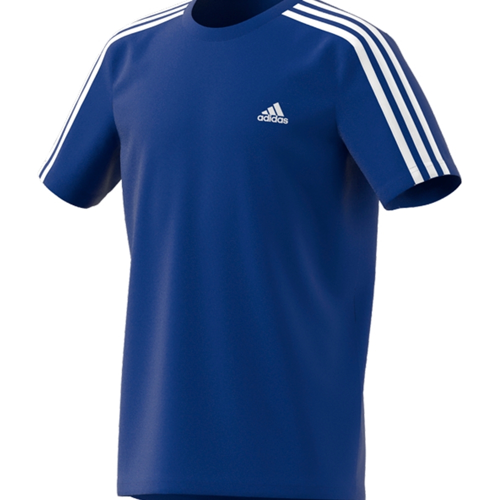 

Adidas Boys 3Stripes T-Shirts-Blue