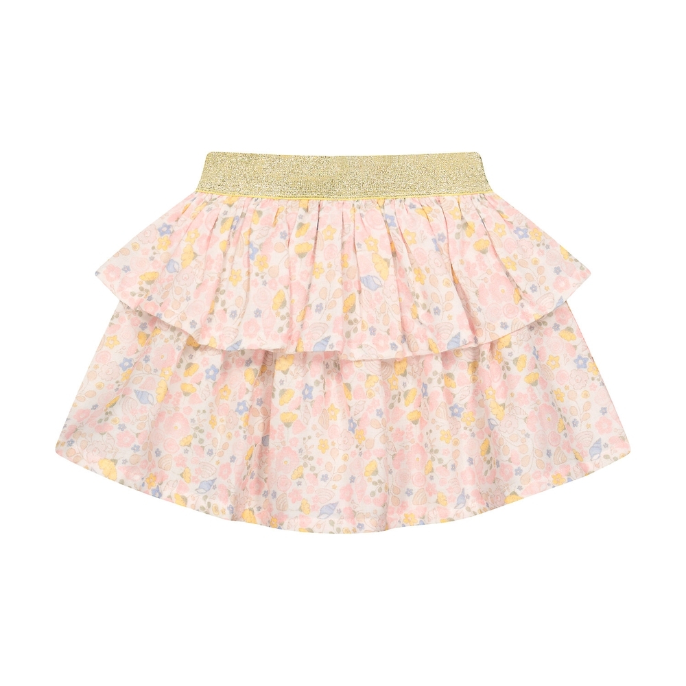 

Girls Skirts Tiered All Over Print-Multicolour