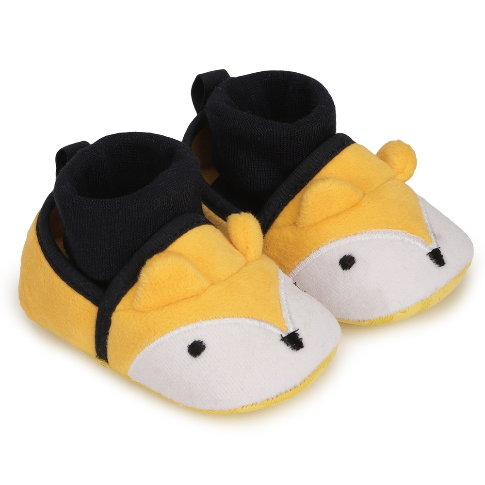 

Boys Socktop Fox Embroidery-Multicolor