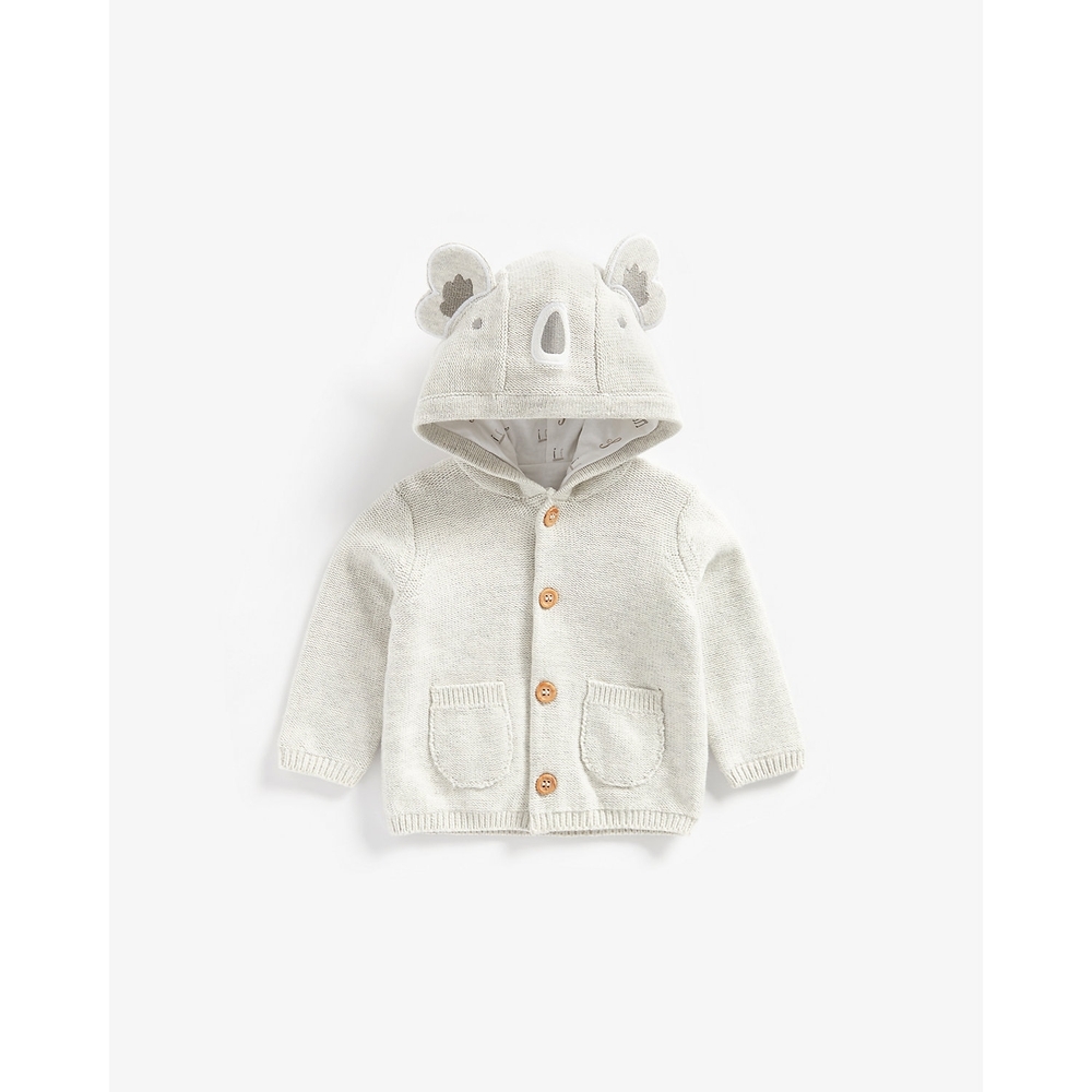 

Unisex Full Sleeves Sweater 3D Hooded Design-Grey