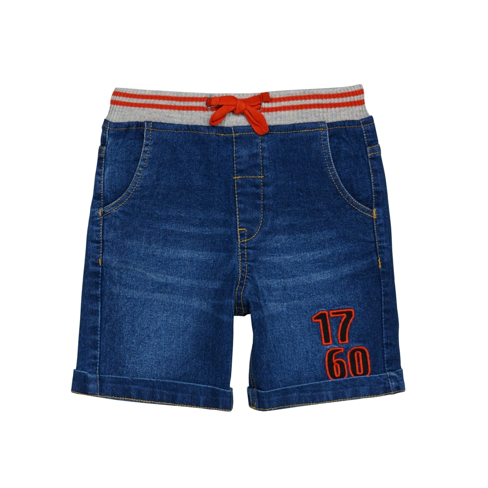 

H by Hamleys Boys Shorts Solid Denim -Blue