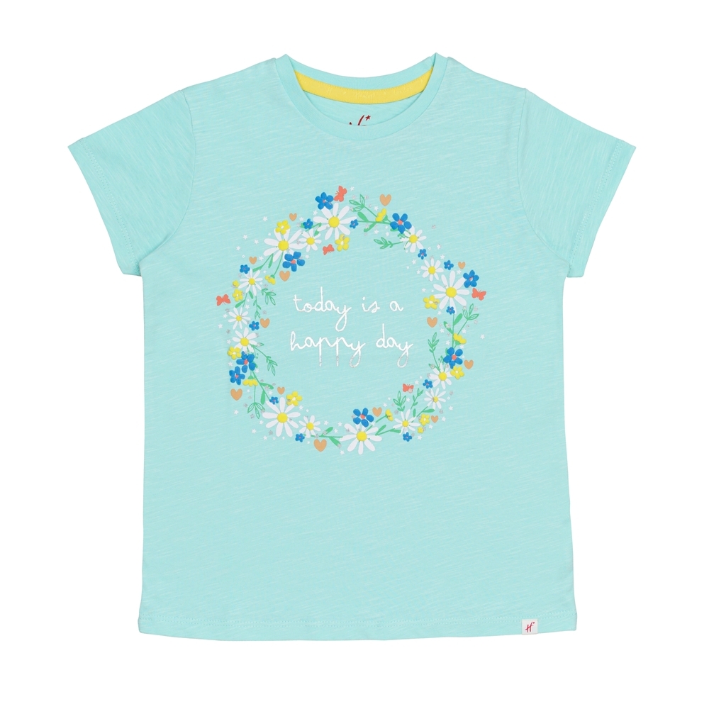 

H by Hamleys Girls Short Sleeves T-Shirt -Blue