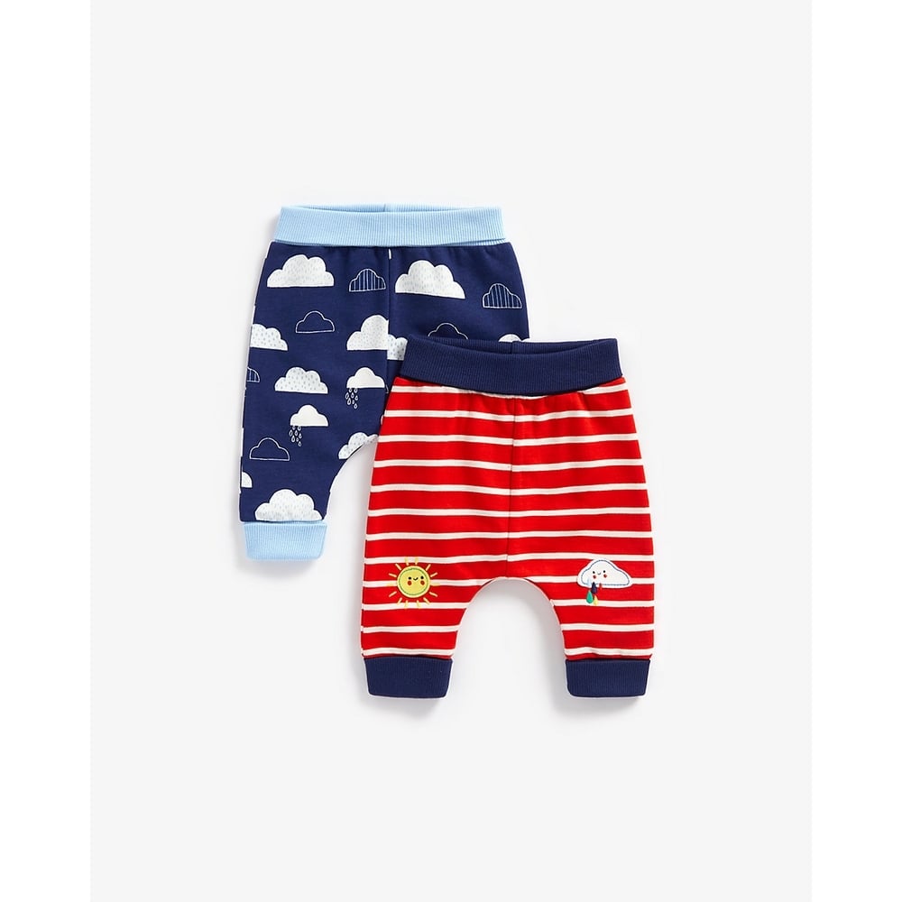 

Boys Joggers Cloud Design-Pack of 2-Multicolor