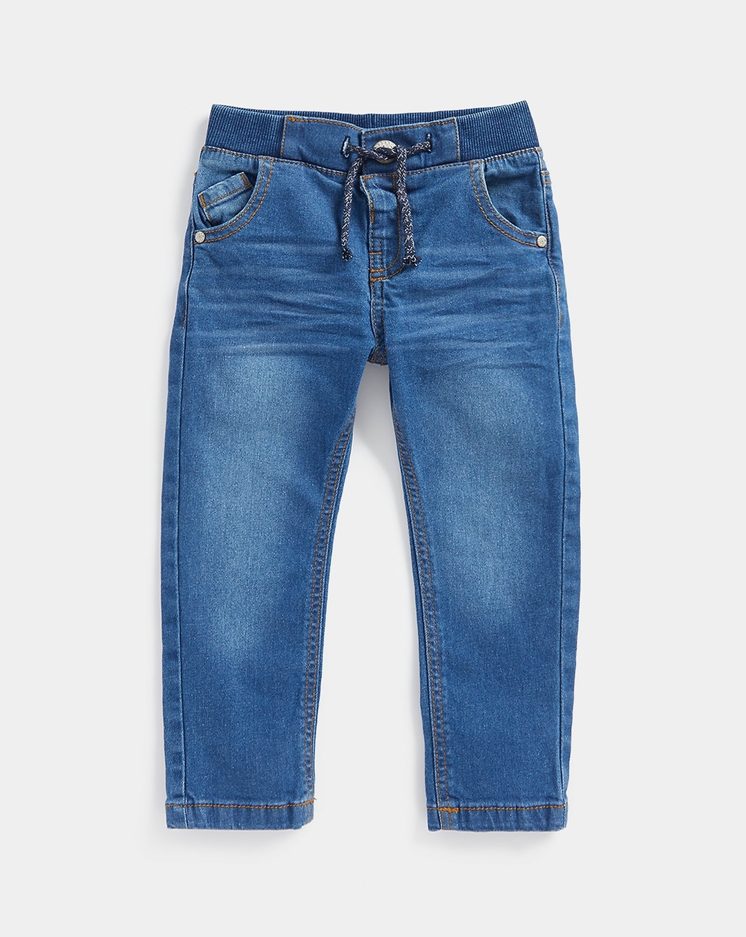 Buy Boys Jeans MidWash RibWaist Jeans -Denim Online at Best Price  Mothercare