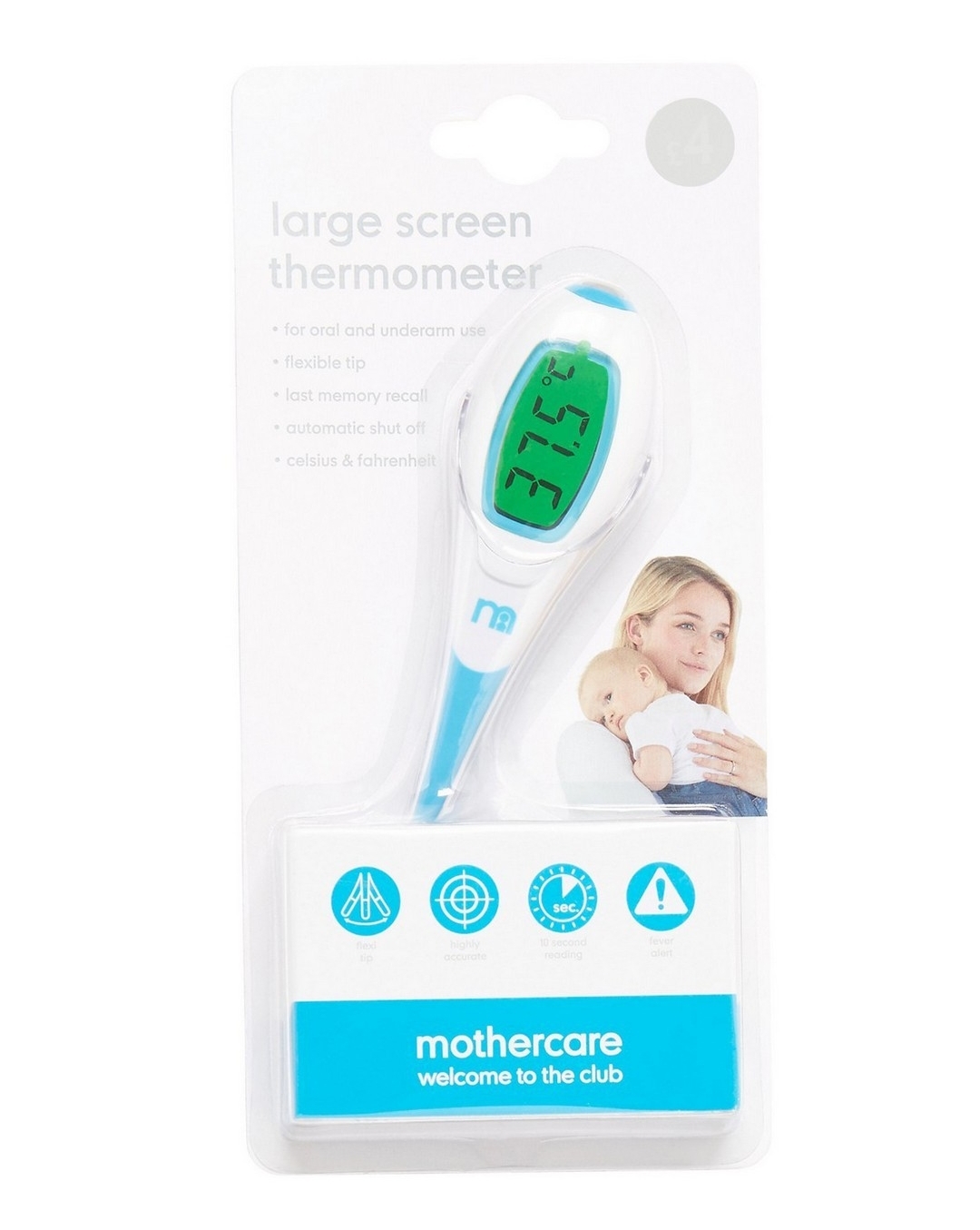 Buy Mothercare Large Screen Pen Thermometer Online at Best Price