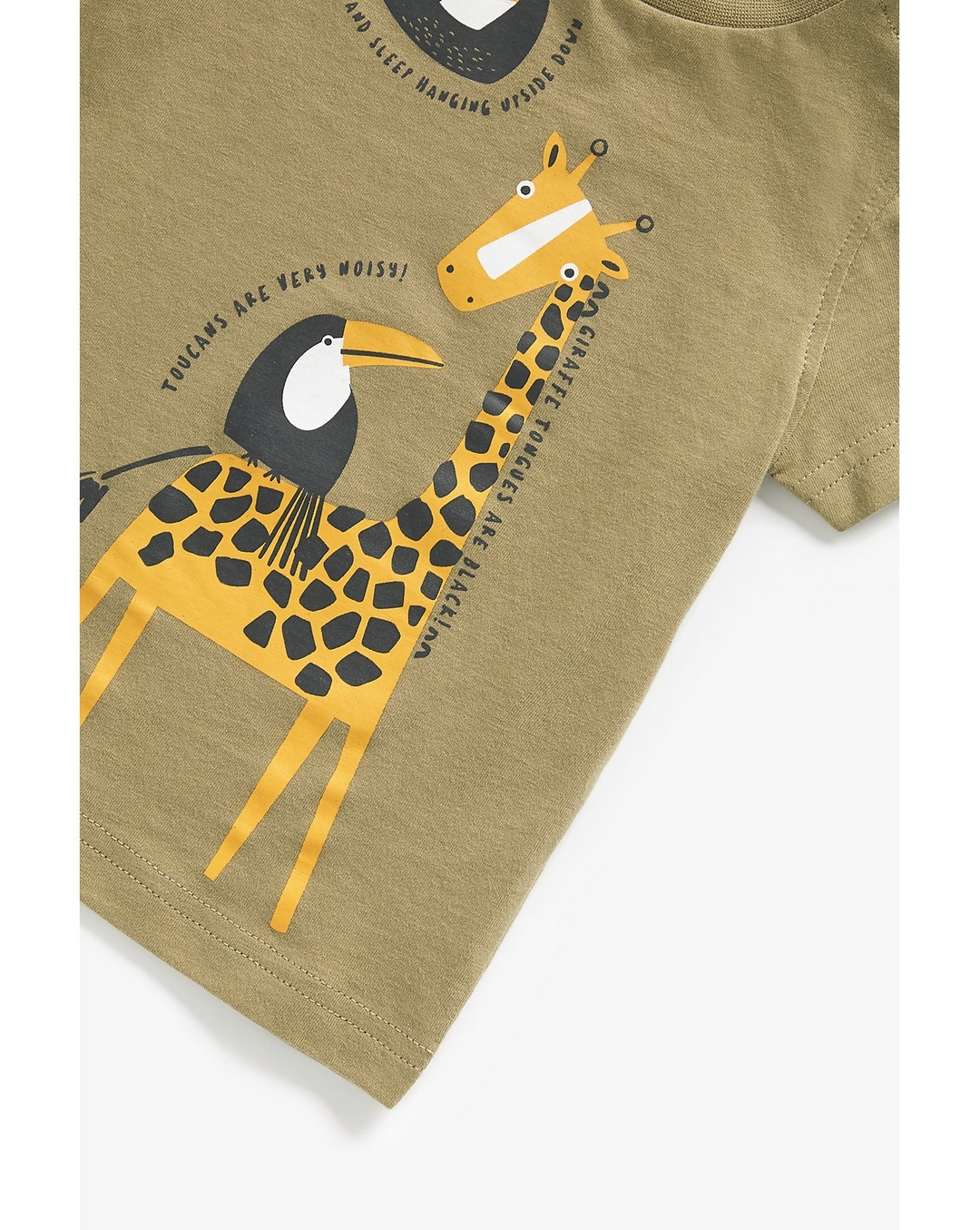 Tango Cotton Jersey Full Sleeves T-Shirt Giraffe Printed - Orange - Cotton Jersey - 12 to 18 Months - Boys - for Toddler