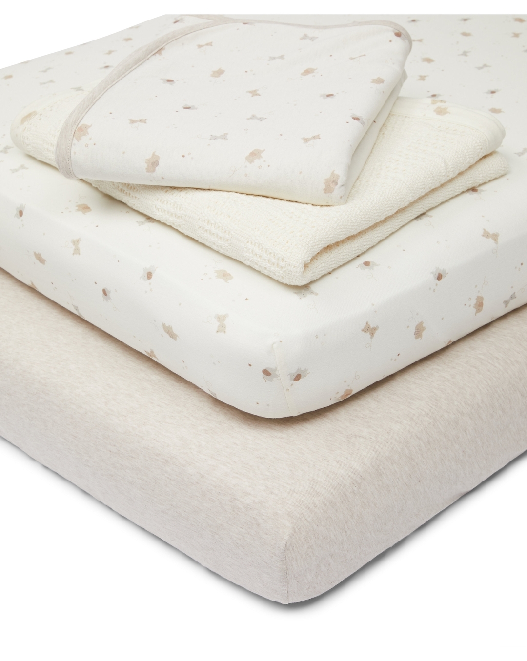 Buy Mothercare Little & Loved Cotbed Starter Set Beige Online at Best