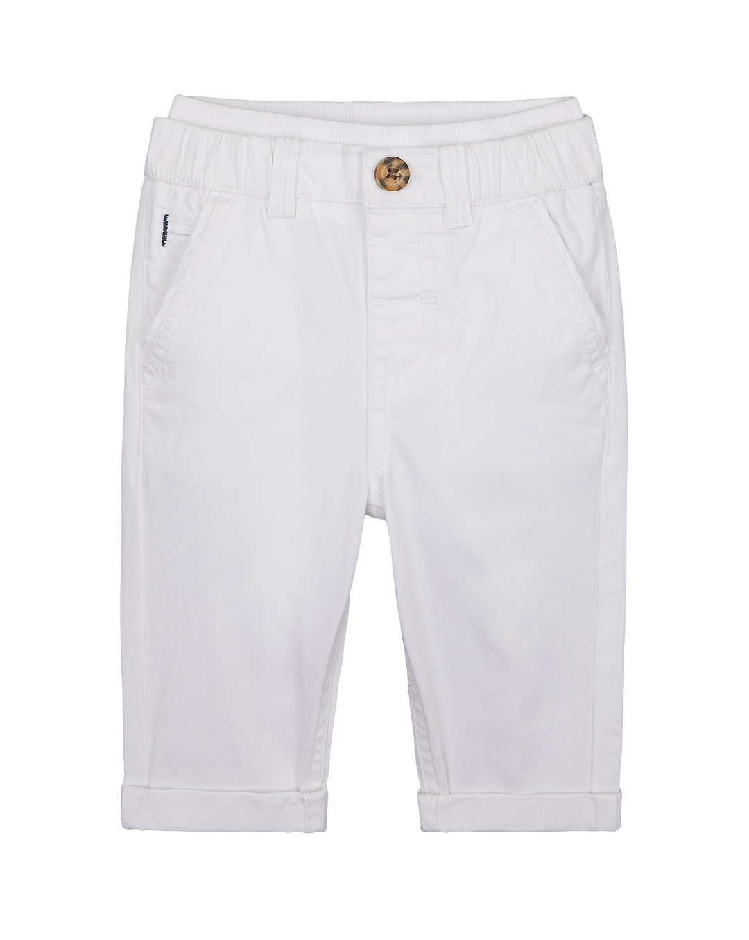 Casual Wear White Kids Denim Cargo Pant Age 6 Month16 Years