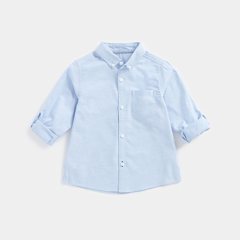 Mothercare Boys Full Sleeves Shirt -Blue