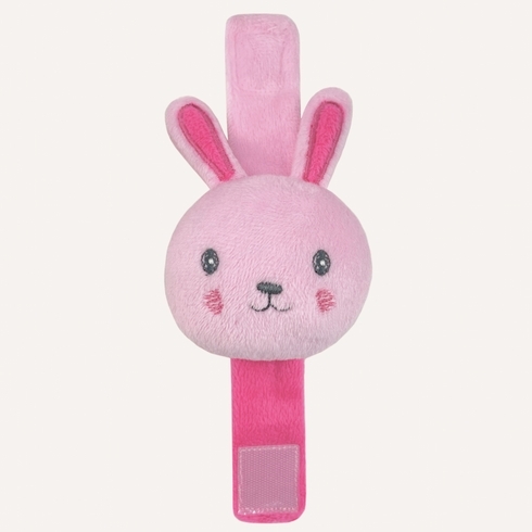 Abracadabra Bunny Wrist Rattle Pink