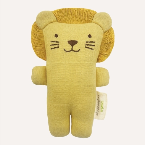 Abracadabra Organics Collectible Lion Cuddle Toy Yellow