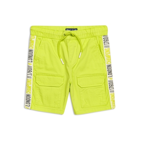 h by hamleys  boys summer shorts - green pack of 1