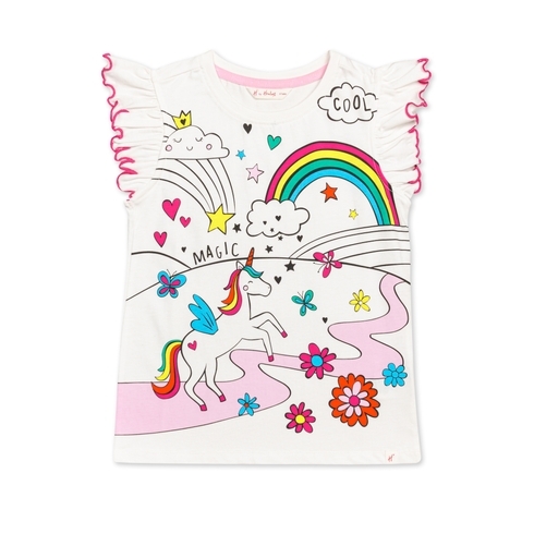 h by hamleys girls play  top  - white