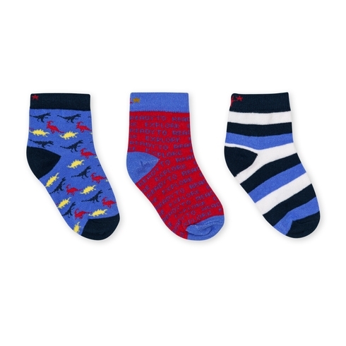 H by Hamleys Boys  3pc Socks -Pack of 3-Multi