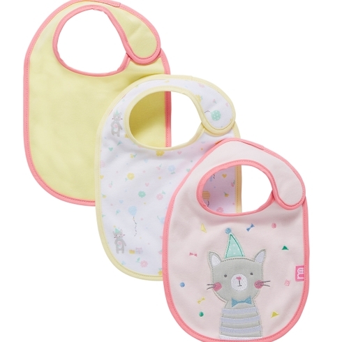 Mothercare confetti party baby bibs multicolor pack of 3