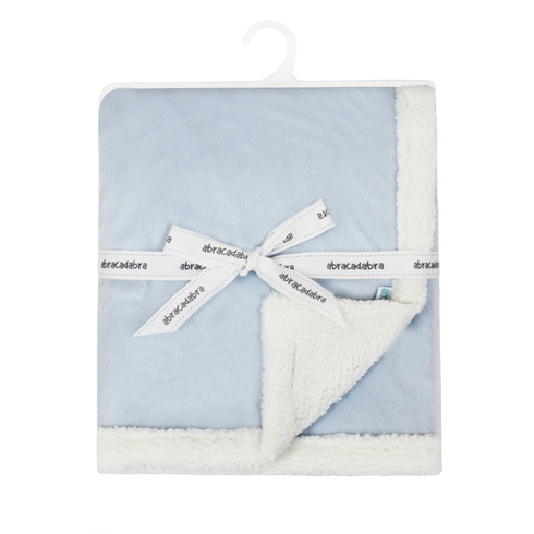 Abracadabra chamois blanket blue