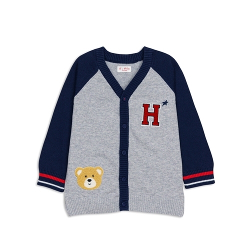 H by Hamleys Boys Full Sleeves sweatshirts -Pack of 1-Navy Multi