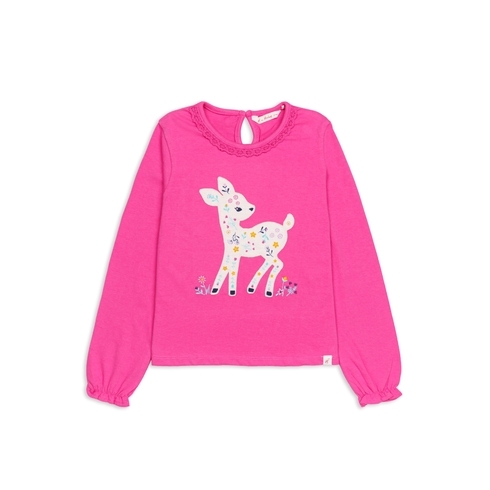 H by Hamleys Girls Full Sleeves tops -Pack of 1-Pink