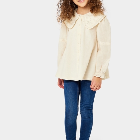 Mothercare Girls Dark wash Jeans -Denim