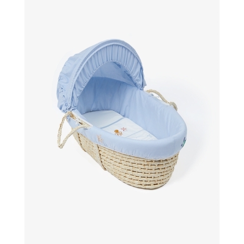 Mothercare you me & the sea moses basket blue