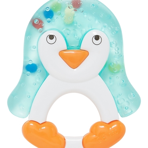 Mothercare penguin baby teether multicolor