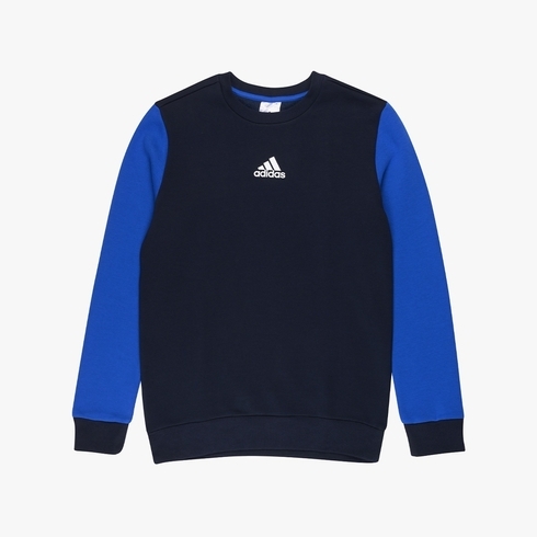 Adidas Kids Full Sleeves Sweatshirts Male Printed-Pack Of 1-Blue