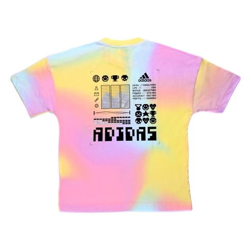 Adidas Kids Half Sleeves T-Shirts Unisex Printed-Pack Of 1-Pink