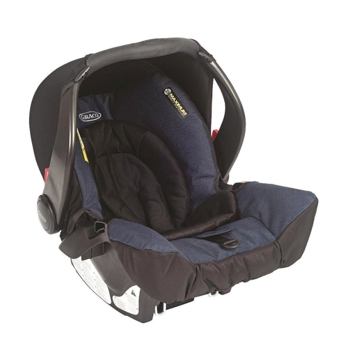 Graco evo snugsafe baby car seat navy blue