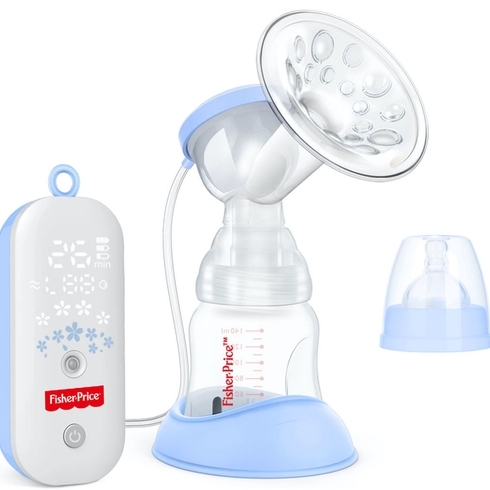 Fisher-price rechargeable portable breast pump blue