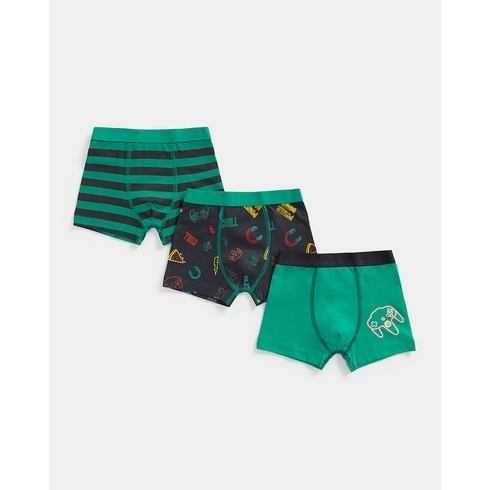 Boys Briefs-Green