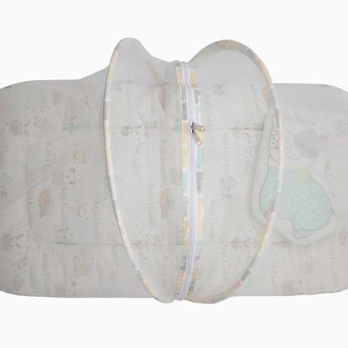 Abracadabra sleepy friends mosquito net gadda multicolor pack of 2